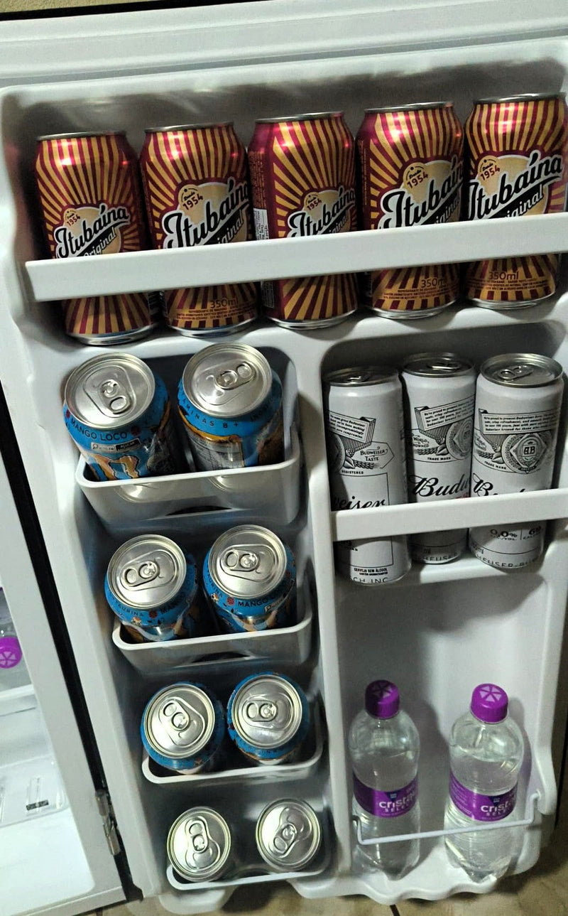 Midea Frigobar Retrô, 95L, Preto, 110V, Midea