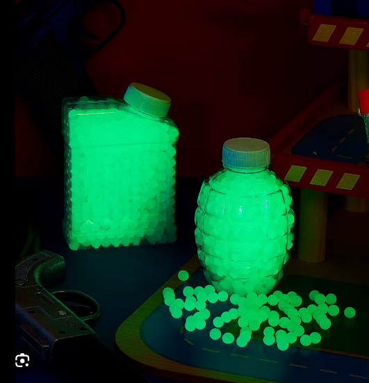 Munição Bolinhas Gel Fluorescente 30 Mil