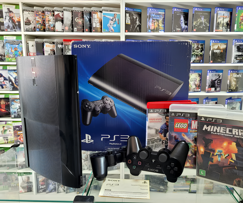 Playstation 3 Super Slim Desbloqueado⭐⭐⭐⭐⭐